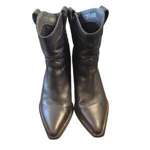 Zodiac Roslyn Leather Pointed Toe Western Cowgirl Boots Size 6